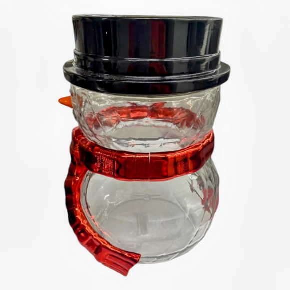NEW Bath and Body Works Faceted Snowman Single Wick Candle Holder - Picture 2 of 6